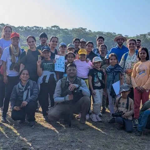 Young Birders Month group